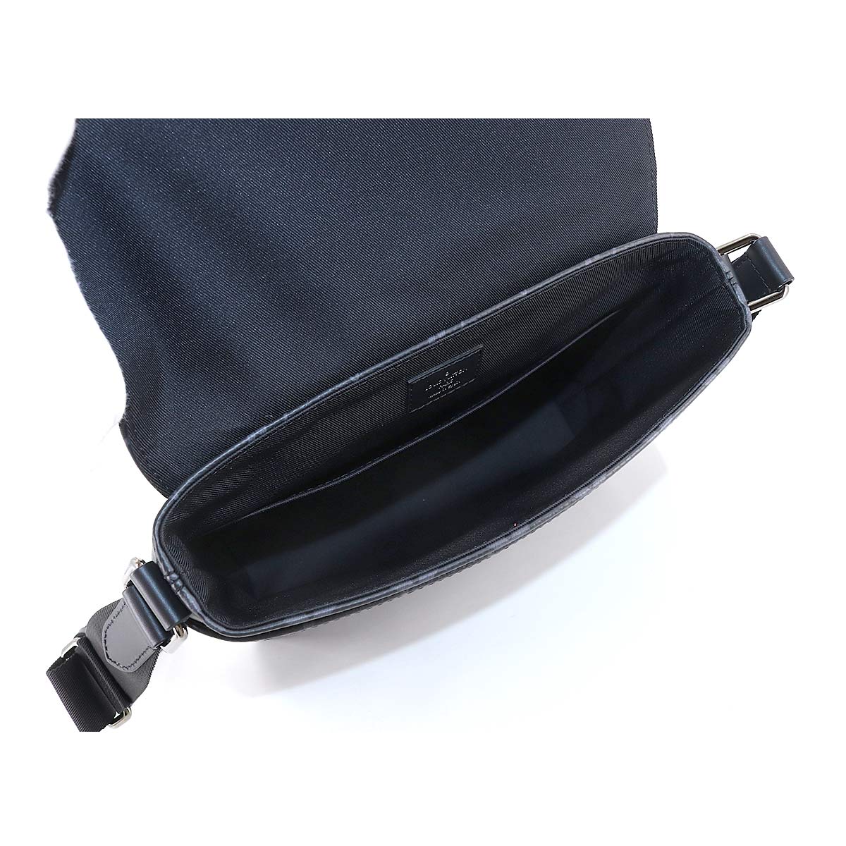 Louis Vuitton Monogram Eclipse District PM NV2 Shoulder Bag Black