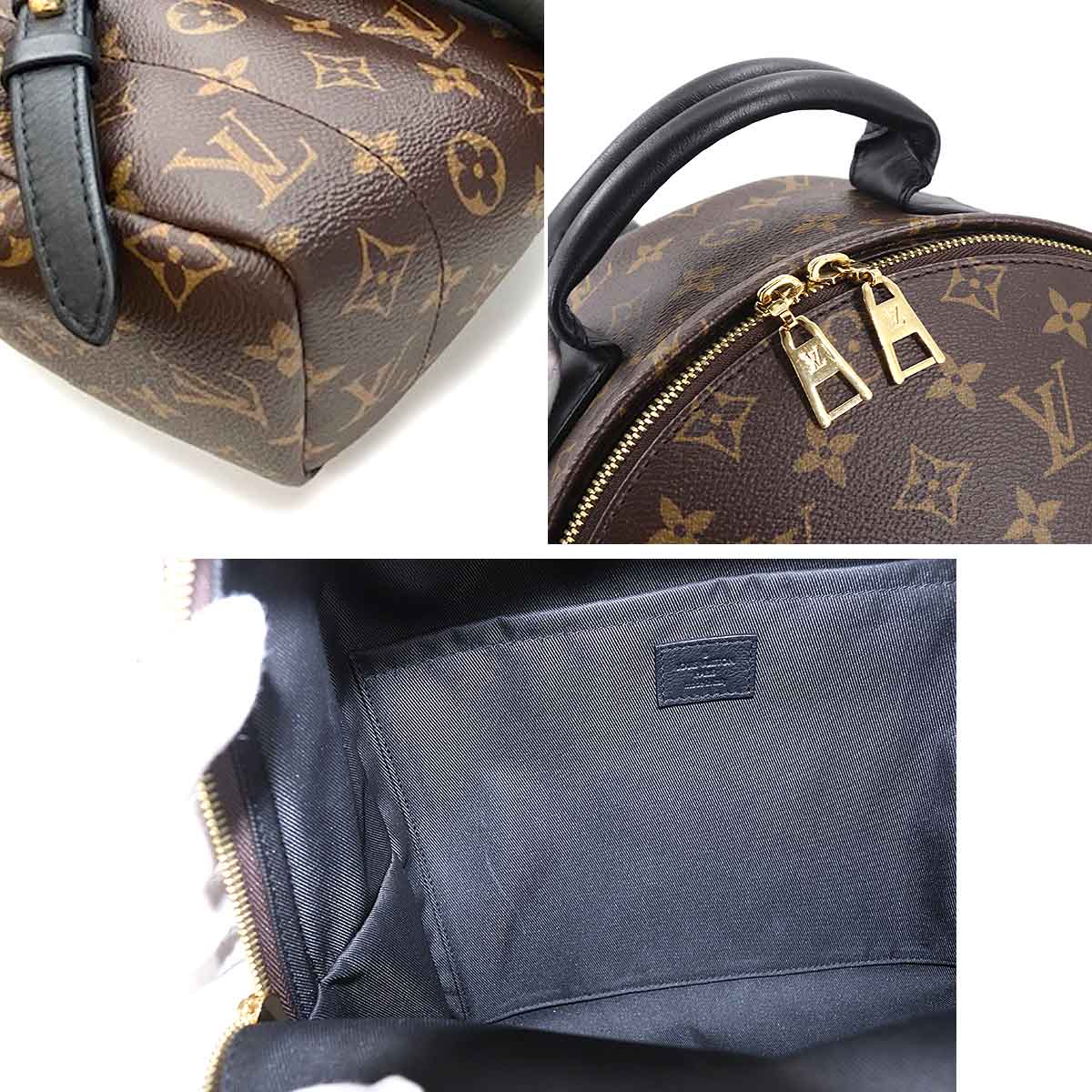 Louis Vuitton Monogram Palm Springs Backpack MM Brown