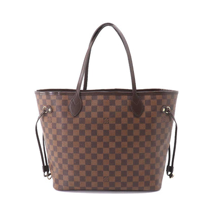 Louis Vuitton Damier Neverfull MM Tote Bag Ebene Brown