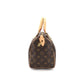 Louis Vuitton Monogram Speedy 25 Hand Bag Brown Gold Metal