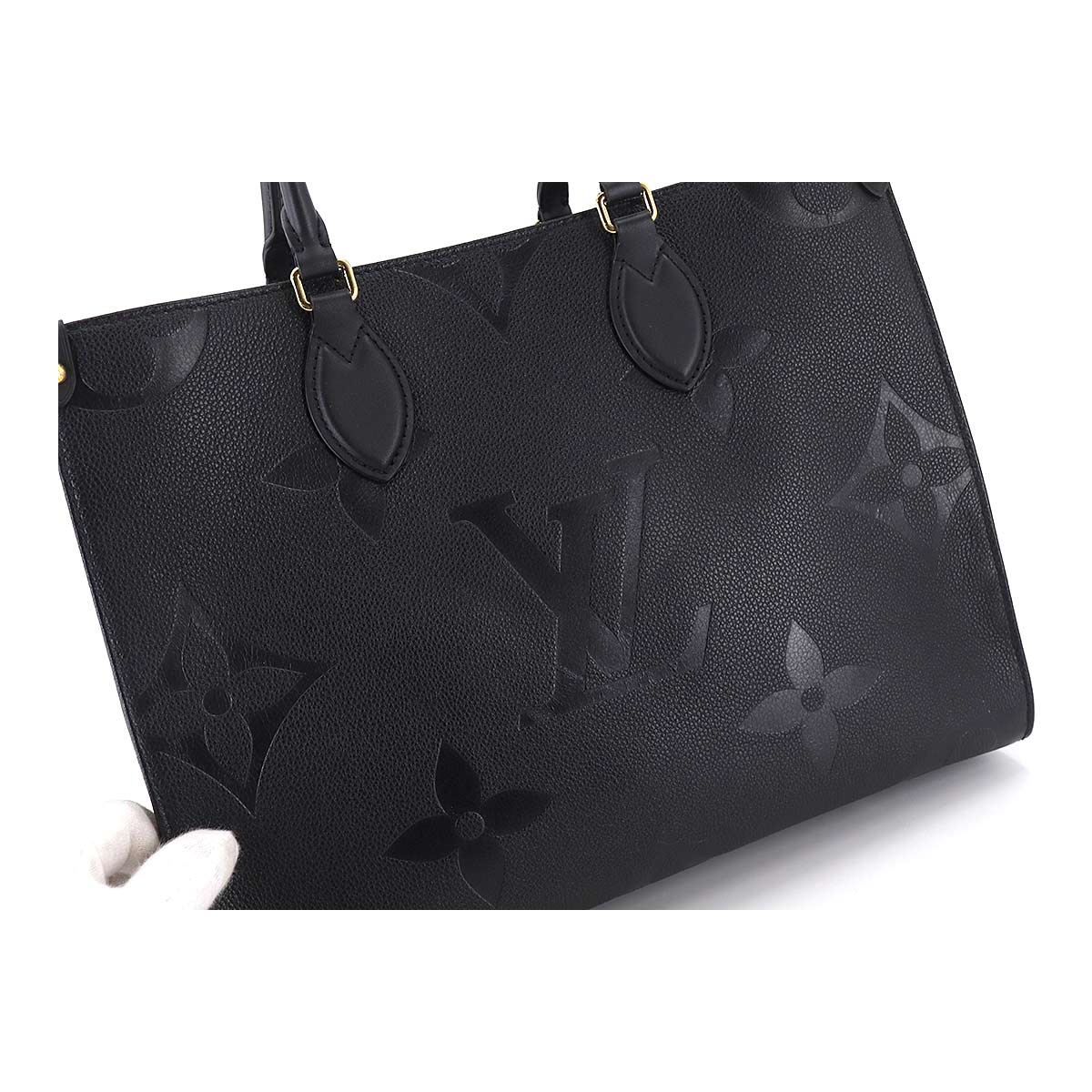 Louis Vuitton Monogram Emplant Onthego MM 2Way Tote Bag
