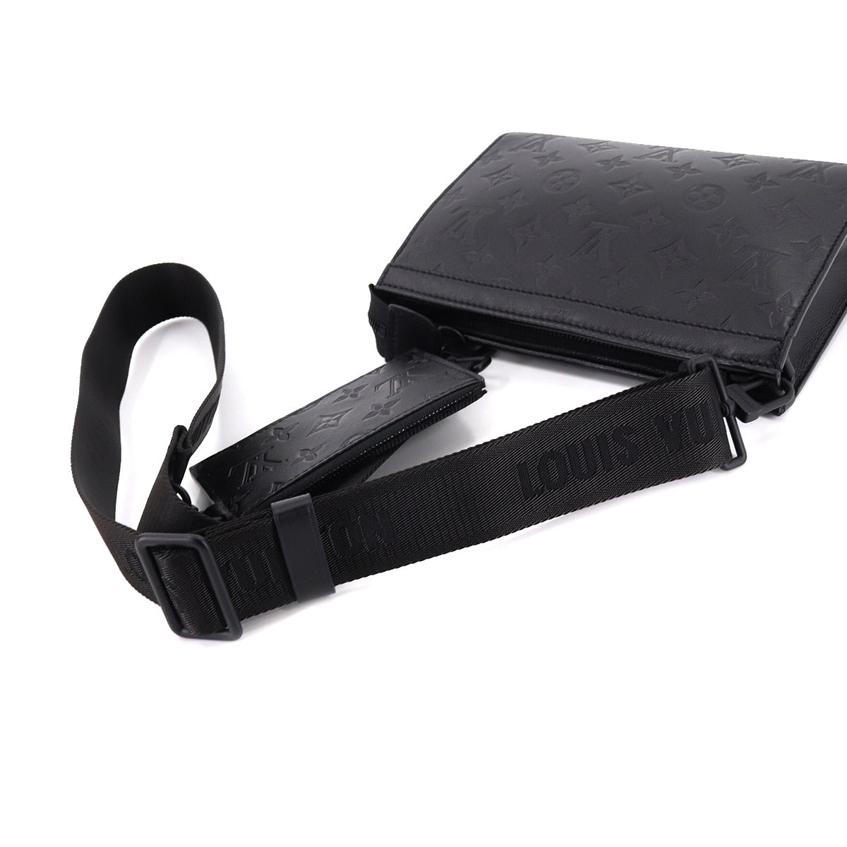 Louis Vuitton Monogram Shadow Gaston Wearable Wallet Shoulder Bag