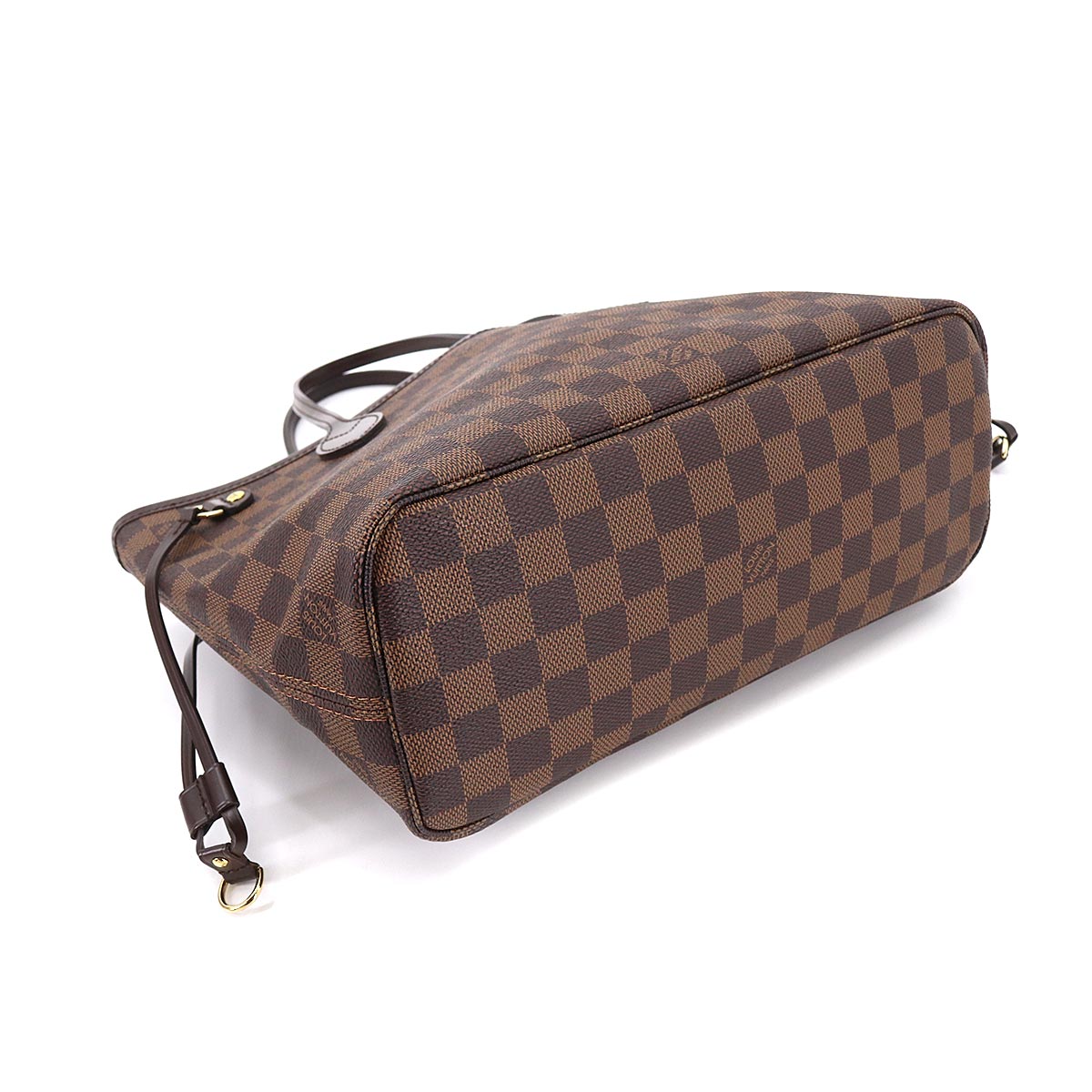 Louis Vuitton Damier Neverfull PM Tote Bag Ebene Brown