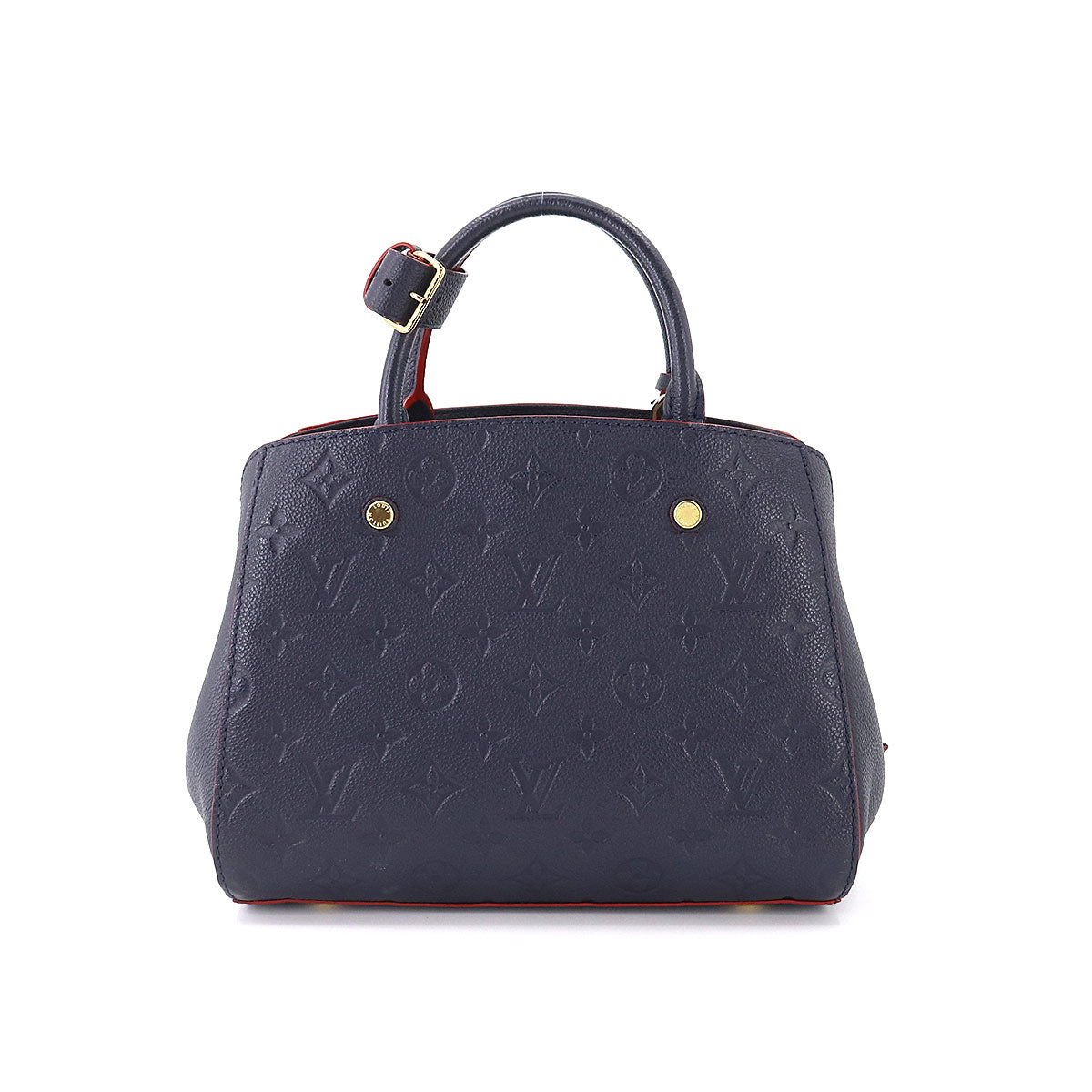 Louis Vuitton Implant Montaigne BB Shoulder Bag Marine Rouge