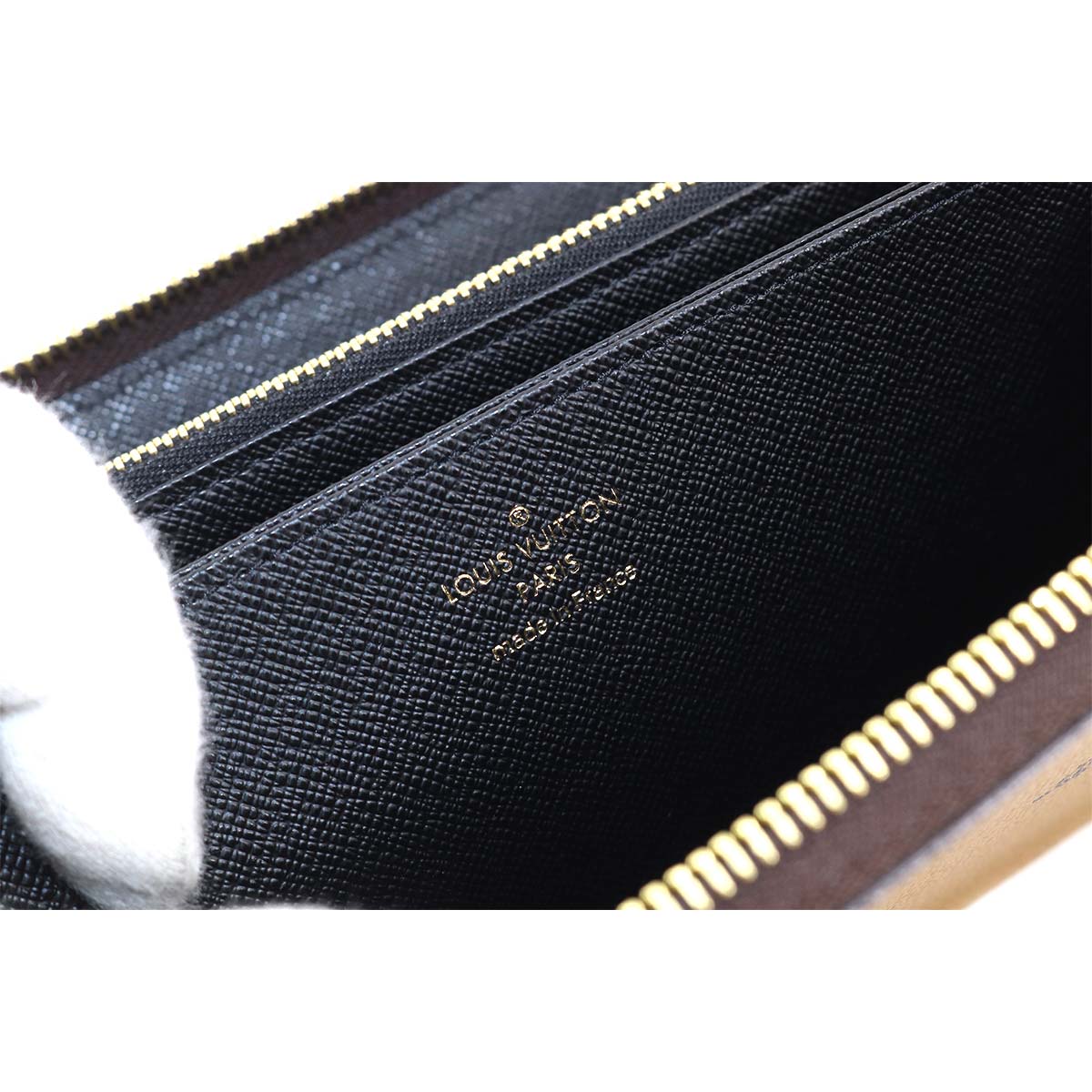 Louis Vuitton Giant Monogram Zippy Wallet Round Zipper Long Brown