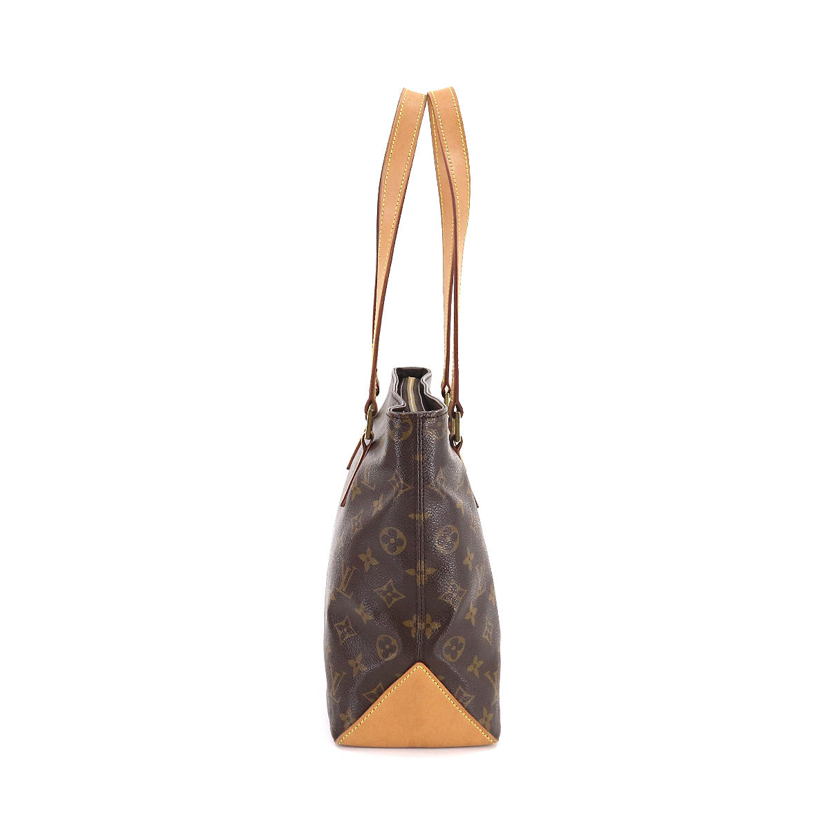 Louis Vuitton Monogram Hippo Piano Tote Bag Brown Gold Metal