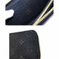 Louis Vuitton Monogram Implant Portefeuille Round Zipper Long Wallet Leather