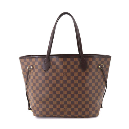 Louis Vuitton Damier Neverfull MM Tote Bag Ebene Cerise Brown