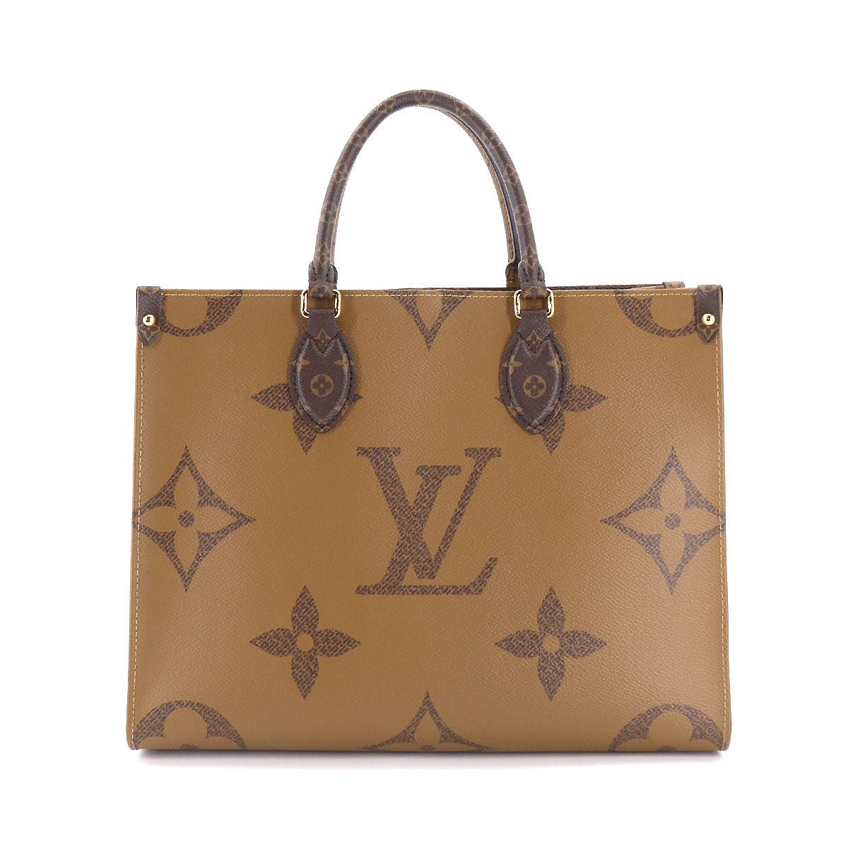 Louis Vuitton Giant Monogram On The Go MM 2Way Tote Shoulder Bag