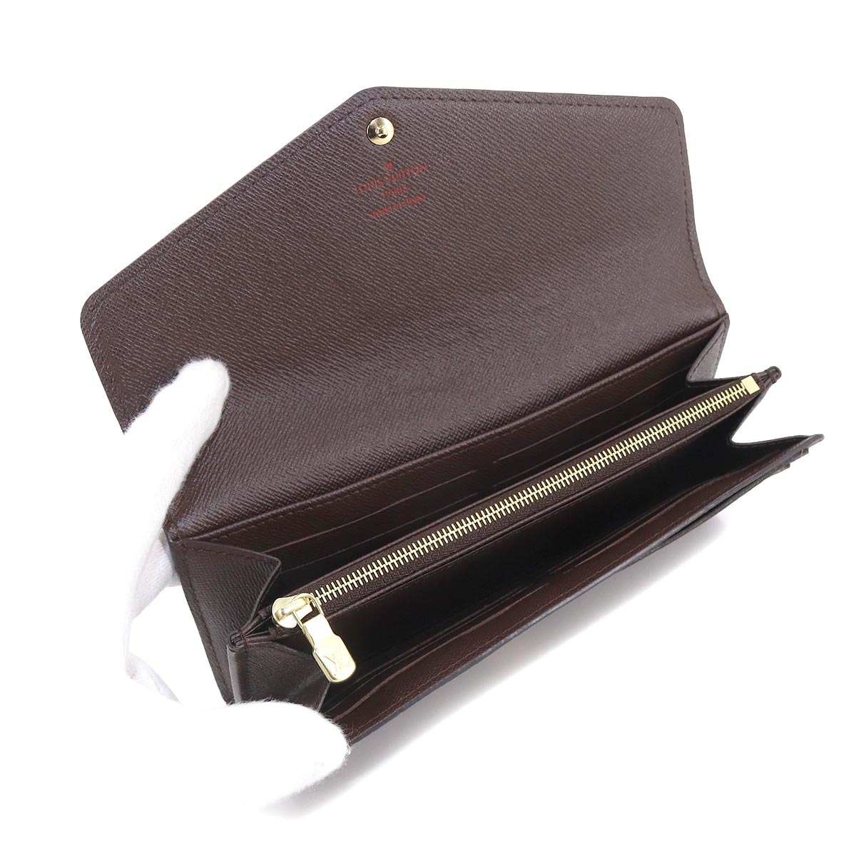 Louis Vuitton Damier Portefeuille Sarah Folio Long Wallet