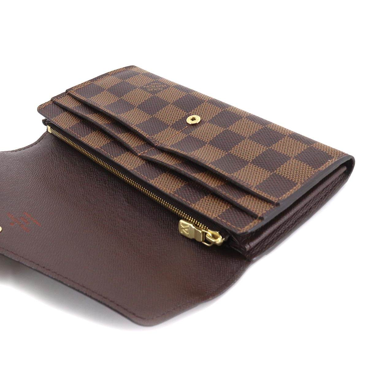 Louis Vuitton Damier Portefeuille Sarah Folio Long Wallet