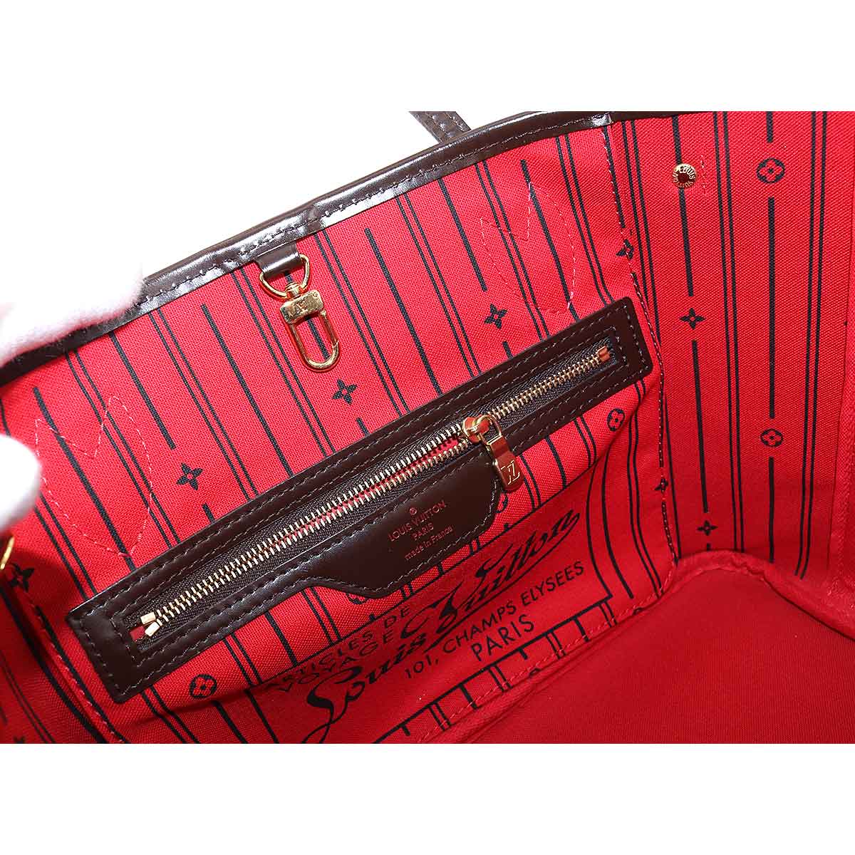Louis Vuitton Damier Neverfull PM Tote Bag Ebene