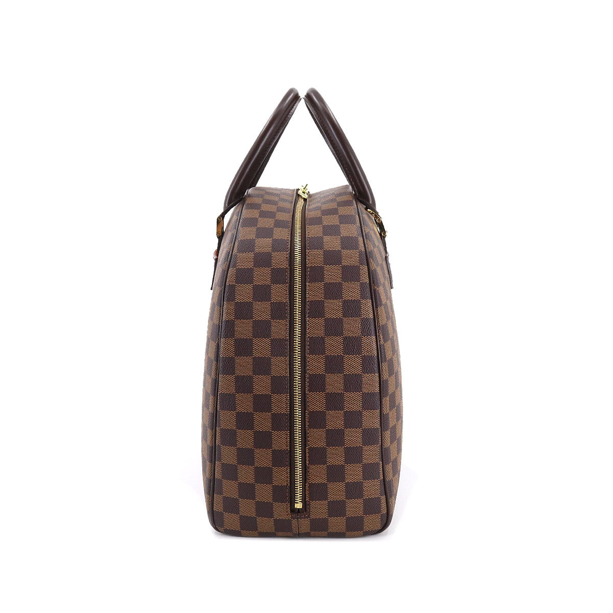 Louis Vuitton Damier Nolita 24 Boston Bag Ebene Brown