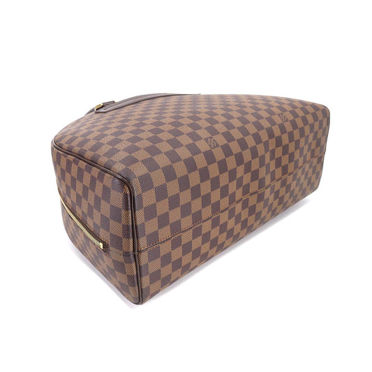 Louis Vuitton Damier Nolita 24 Boston Bag Ebene Brown