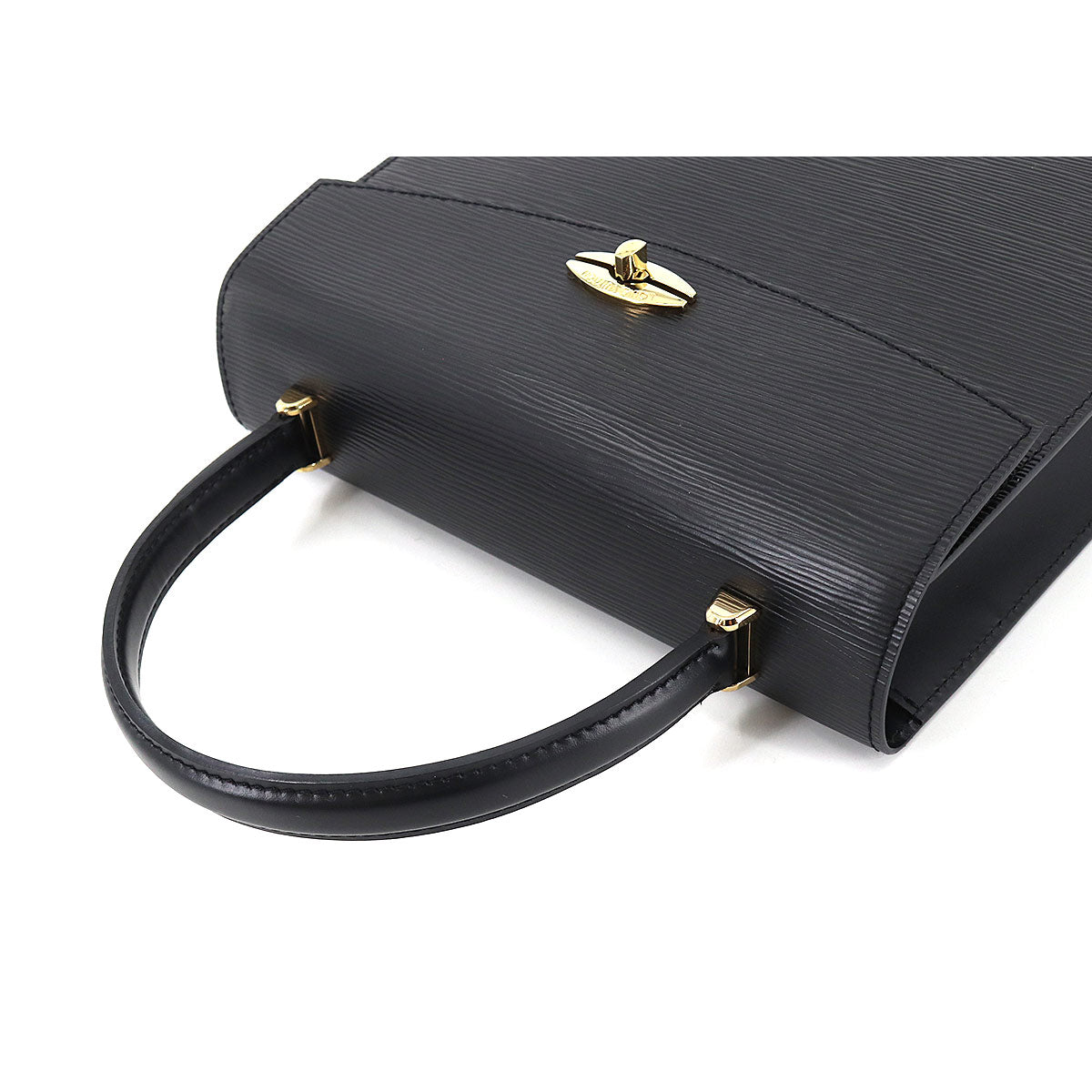 Louis Vuitton Epi Malesherbes Hand Bag Leather Noir Black
