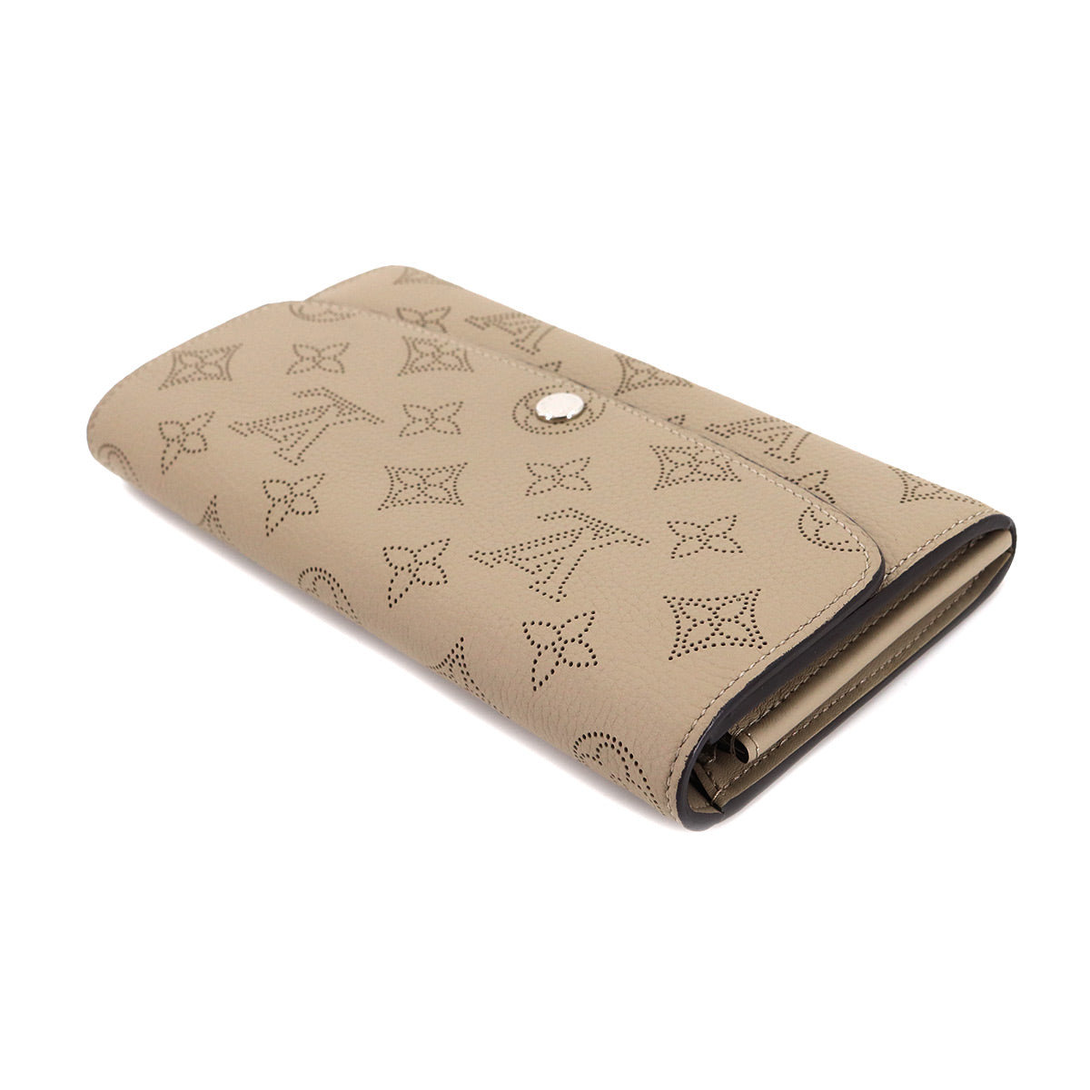 Louis Vuitton Mahina Portefeuille Iris Folio Long Wallet Leather