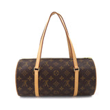 Louis Vuitton Monogram Papillon 30 Hand Bag Pouch Gold Metal