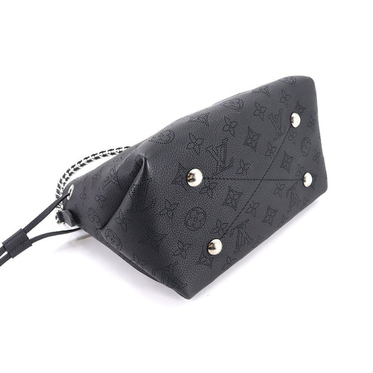Louis Vuitton Mahina Bella 2way Shoulder Hand Bag Leather Noir