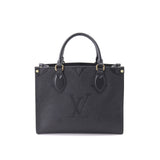 Louis Vuitton Monogram Emplant Onthego PM 2way Tote Bag Noir