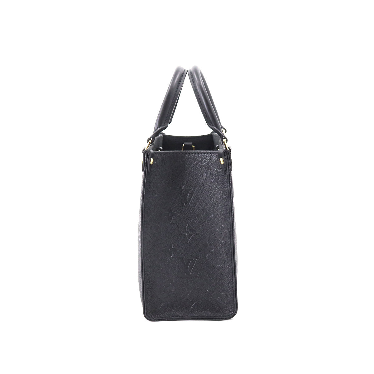 Louis Vuitton Monogram Emplant Onthego PM 2way Tote Bag Noir