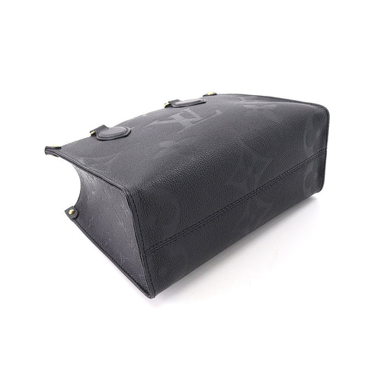 Louis Vuitton Monogram Emplant Onthego PM 2way Tote Bag Noir
