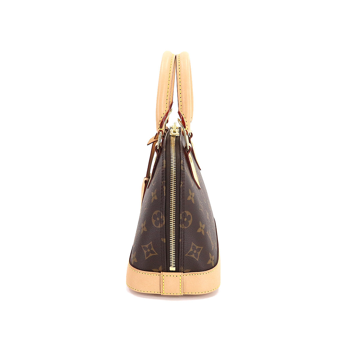 Louis Vuitton Monogram Alma BB 2way Shoulder Bag Brown