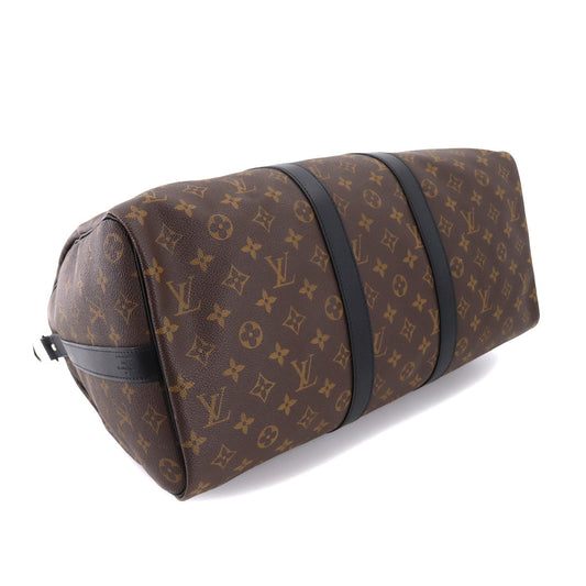 Louis Vuitton Monogram Macassar Keepall Bandouliere 45 Shoulder Bag