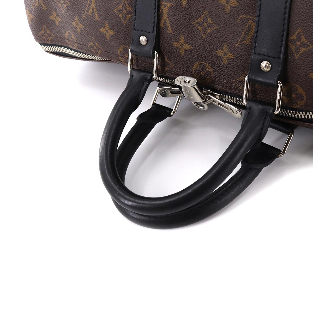 Louis Vuitton Monogram Macassar Keepall Bandouliere 45 Shoulder Bag