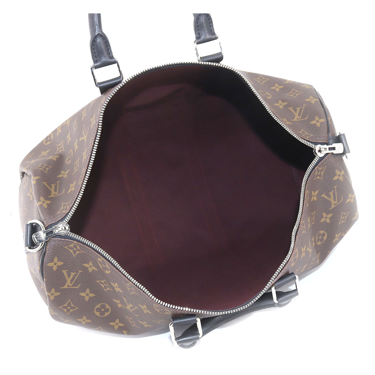 Louis Vuitton Monogram Macassar Keepall Bandouliere 45 Shoulder Bag