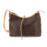 Louis Vuitton Monogram Carryall NM MM Shoulder Bag Brown