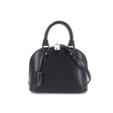 Louis Vuitton Epi Alma BB 2Way Hand Shoulder Bag Leather Noir