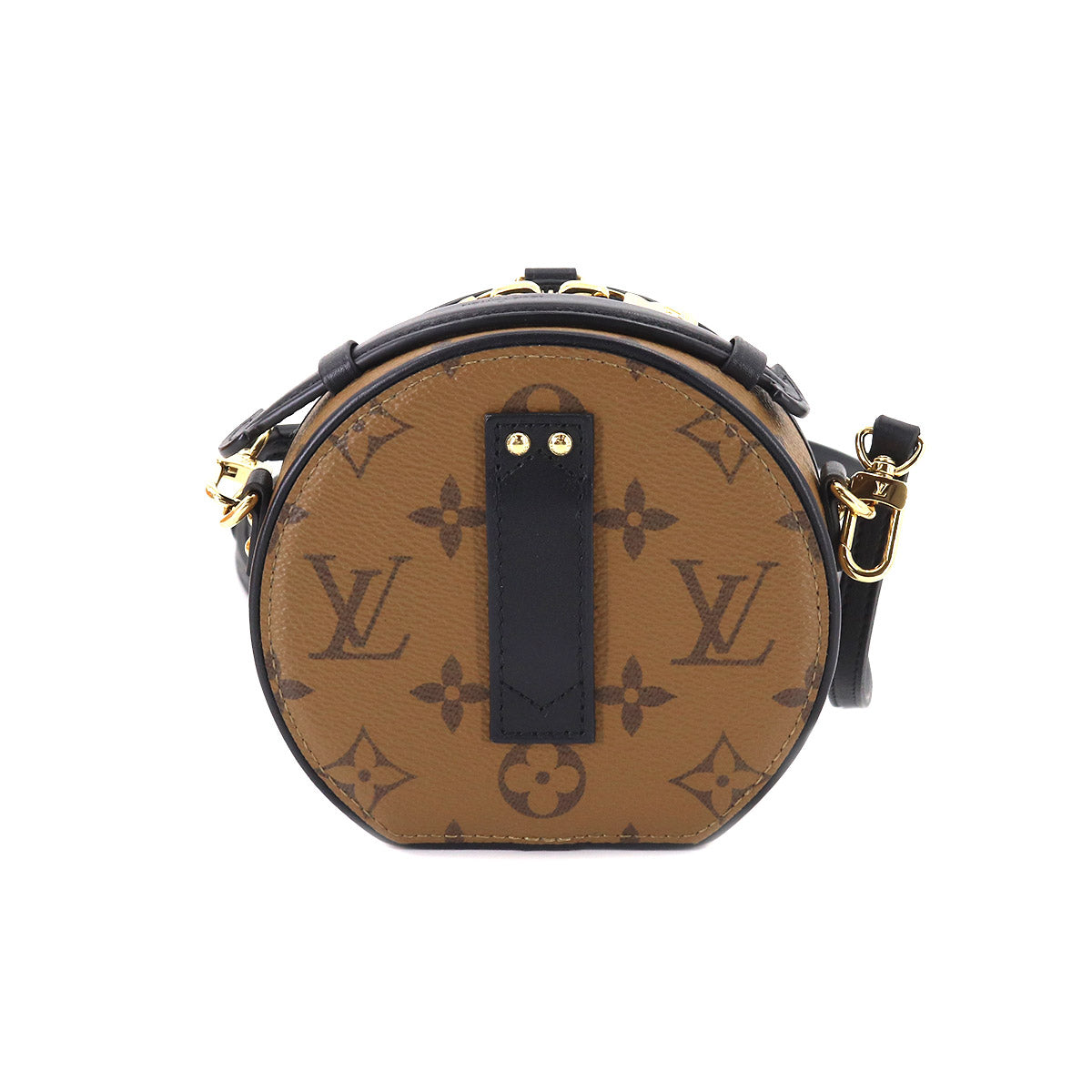 Louis Vuitton Monogram Reverse Mini Boite Chapeau Shoulder Bag Brown