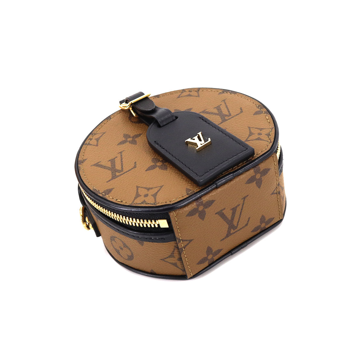 Louis Vuitton Monogram Reverse Mini Boite Chapeau Shoulder Bag Brown