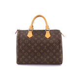 Louis Vuitton Monogram Perfo Speedy 30 Hand Bag Brown