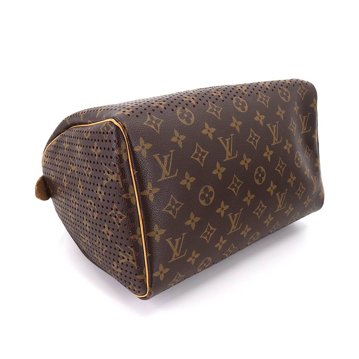 Louis Vuitton Monogram Perfo Speedy 30 Hand Bag Brown