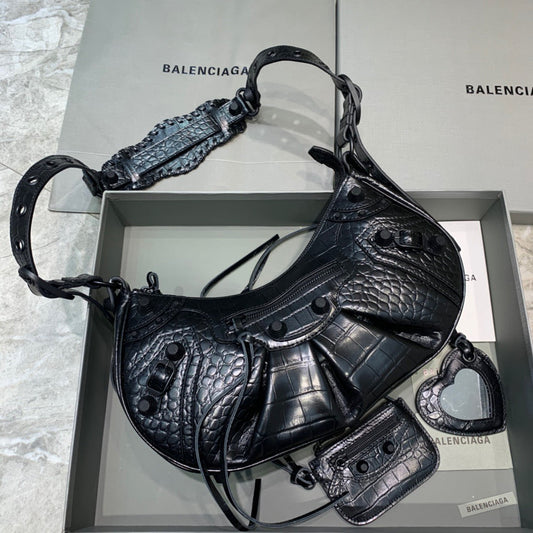 BLN-Ciaga Le Cagole XS Shoulder Bag In Black, For Women,  Bags 13in/33cm