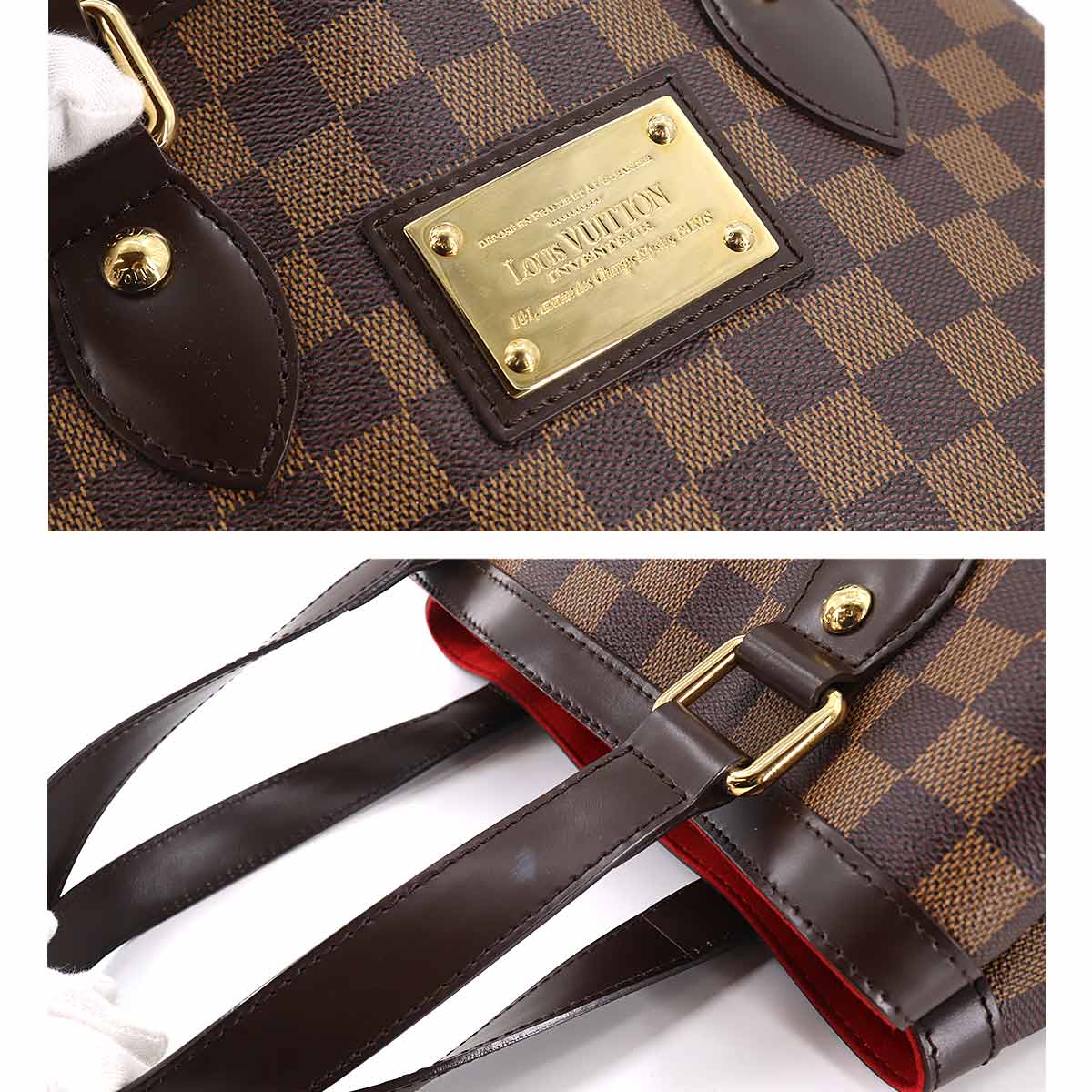 Louis Vuitton Damier Hampstead PM Tote Bag Ebene