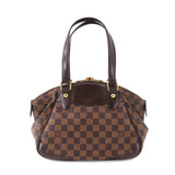 Louis Vuitton Damier Verona PM Hand Bag Ebene Brown