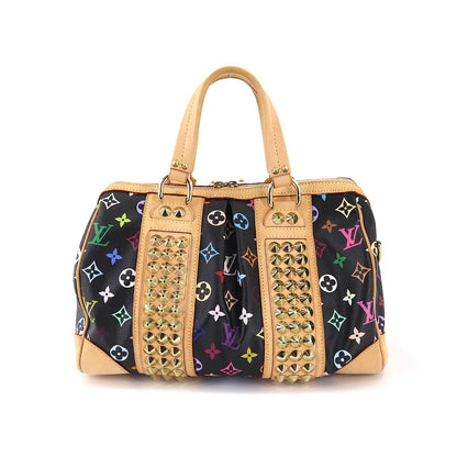 Louis Vuitton MultiColor Courtney MM Shoulder Bag Noir Black