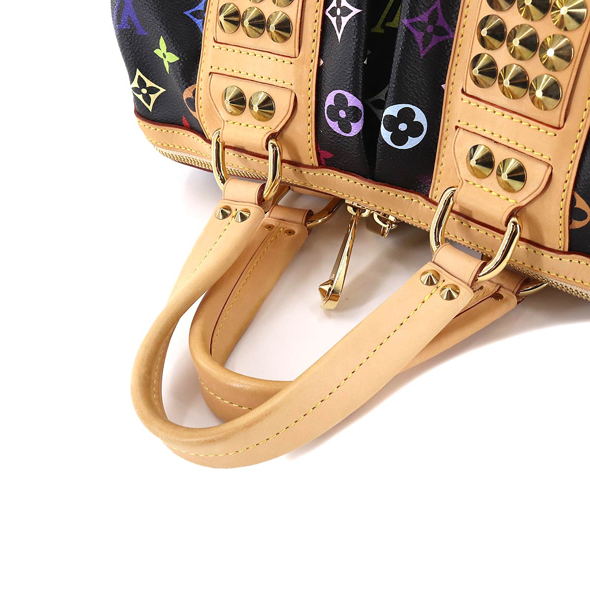 Louis Vuitton MultiColor Courtney MM Shoulder Bag Noir Black