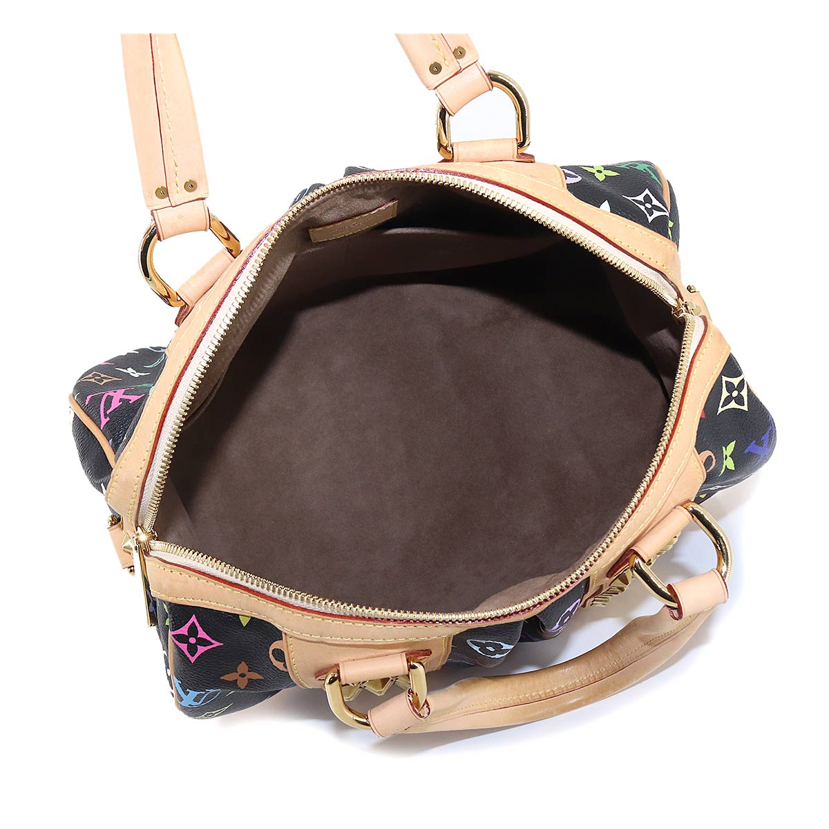 Louis Vuitton MultiColor Courtney MM Shoulder Bag Noir Black