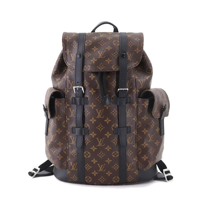 Louis Vuitton Monogram Macassar Christopher PM Backpack Rucksack Brown Noir