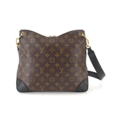 Louis Vuitton Monogram Odeon NM MM Shoulder Bag Brown Noir