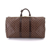 Louis Vuitton Damier Keepall Bandouliere 55 2way Boston Shoulder Bag Ebene