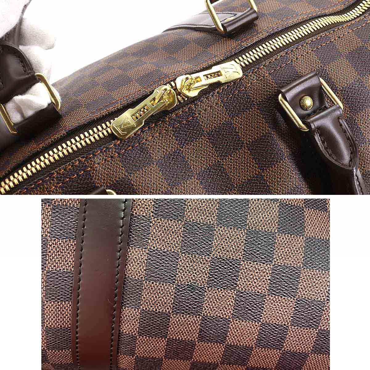 Louis Vuitton Damier Keepall Bandouliere 55 2way Boston Shoulder Bag Ebene