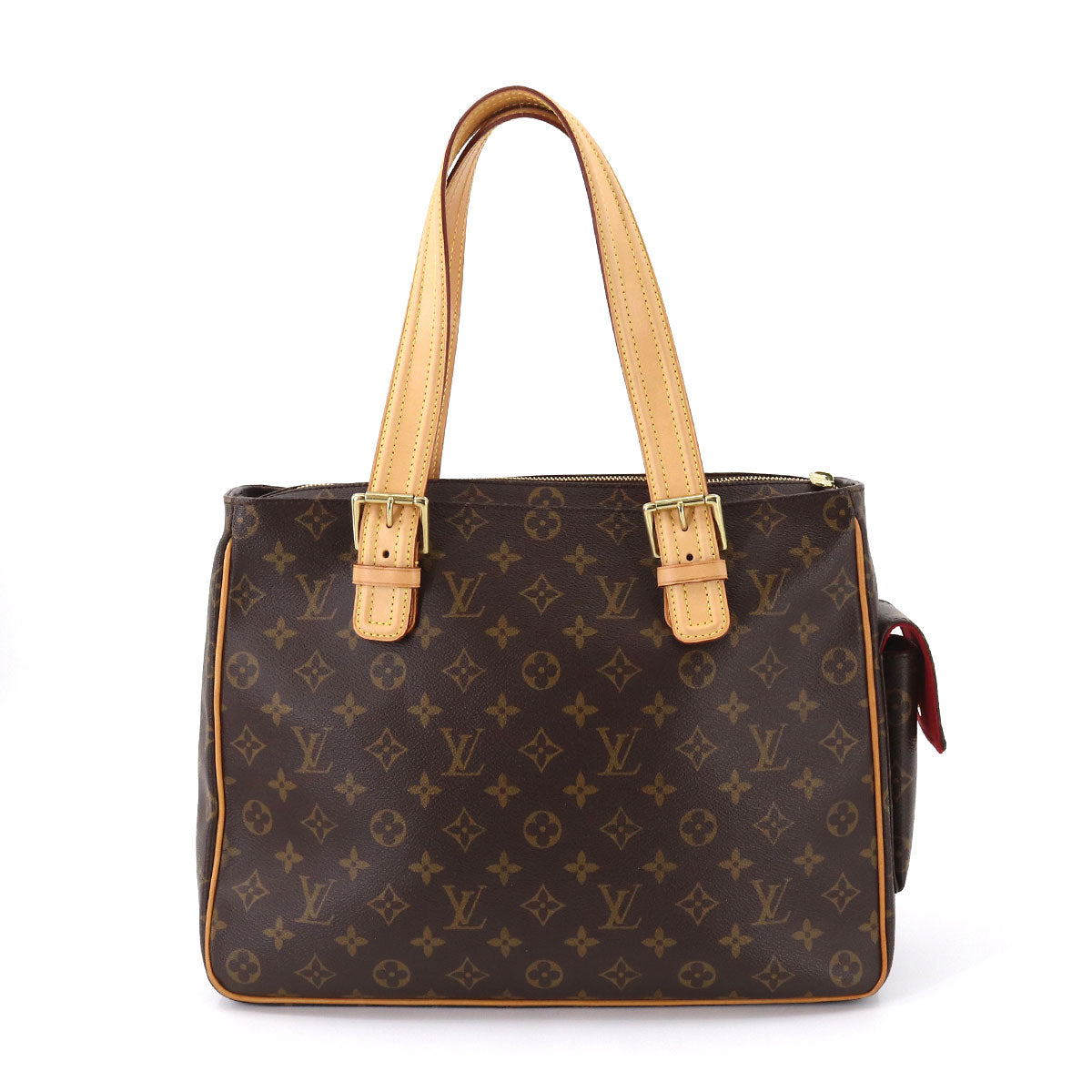 Louis Vuitton Multipli Cite Monogram Canvas Shoulder Bag Brown
