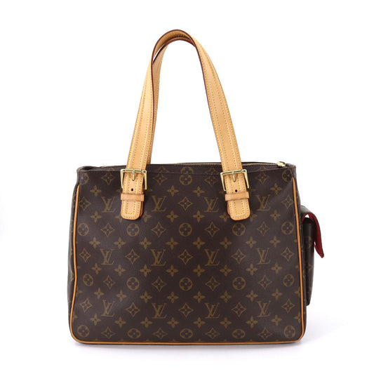 Louis Vuitton Multipli Cite Monogram Canvas Shoulder Bag Brown