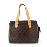 Louis Vuitton Multipli Cite Monogram Canvas Shoulder Bag Brown