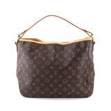 Louis Vuitton Monogram Delightful PM Shoulder Bag Brown Beige