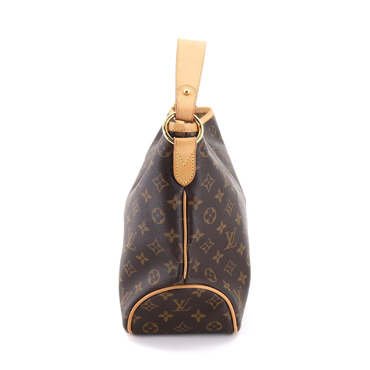 Louis Vuitton Monogram Delightful PM Shoulder Bag Brown Beige